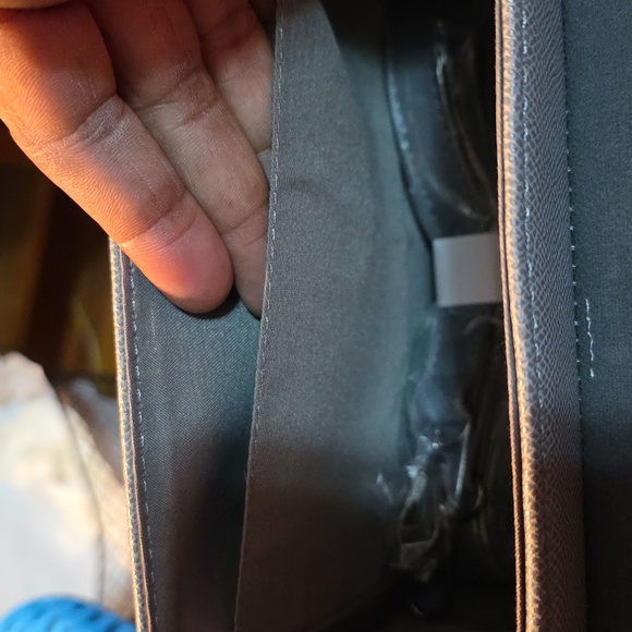 Badgley Mischka Gray Mini Bag with Black Accents - Picture 6 of 9